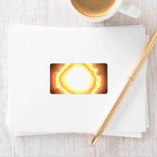 Adresetiketten stickers stijl ontwerp (Insitu)