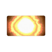 Adresetiketten stickers stijl ontwerp (Voorkant)