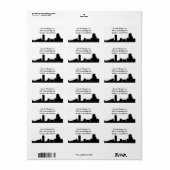 adresetiketten uit Boston Etiket (Full Sheet)