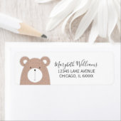 Adresetiketten van Baby showers van kalveren | Tij Etiket (Insitu)