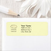 Adresetiketten van cavia's etiket (Insitu)