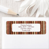 Adresetiketten van de bibliofiel (Sunny Side) Etiket (Insitu)