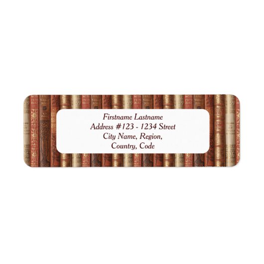 Adresetiketten van de bibliofiel (Sunny Side) Etiket (Voorkant)