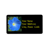 Adresetiketten van de Heavenly Blue Morning Glory Etiket (Voorkant)