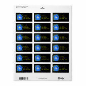 Adresetiketten van de Heavenly Blue Morning Glory Etiket (Full Sheet)