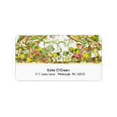 Adresetiketten van de Ierse Leprechauns Etiket (Voorkant)