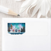 Adresetiketten van de Noordpool Etiket (Insitu)