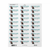 Adresetiketten van de Russische Terrier Etiket (Full Sheet)