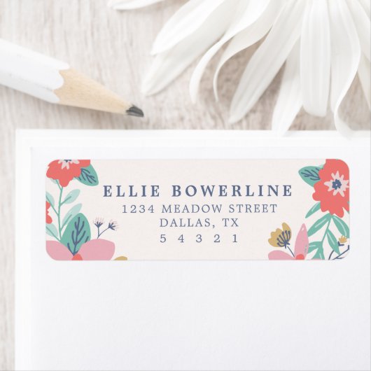 Adresetiketten van de tuin etiket (Insitu)