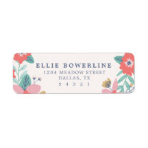 Adresetiketten van de tuin