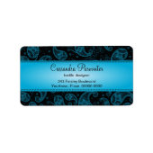 Adresetiketten van de zogenaamde Paisley Etiket (Voorkant)