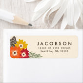 Adresetiketten van Floral Etiket (Insitu)