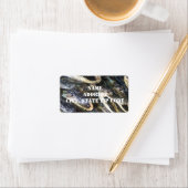 Adresetiketten van gatorhoofd etiket (Insitu)