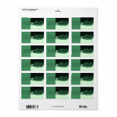 Adresetiketten van gebergte etiket (Full Sheet)