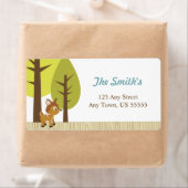 Adresetiketten van herten etiket (Insitu)