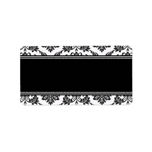 Adresetiketten van het donkerbruin-witje-huwelijk etiket (Voorkant)