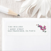 Adresetiketten van het Mediterrane Bougainvillea W Etiket (Insitu)