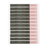 Adresetiketten van het poolwrakken van Paris Polka (Vel)