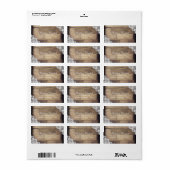 Adresetiketten van het Rustige land en het Lace-hu Etiket (Full Sheet)