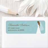 Adresetiketten van het Vrijgezellenfeest Bride en Etiket (Insitu)