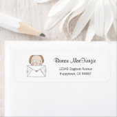 Adresetiketten van honden, etiketten met pet-overs (Insitu)