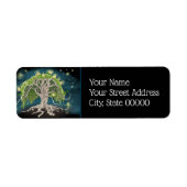 Adresetiketten van kosmische bomen etiket (Voorkant)