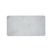 Adresetiketten van marmer Pastel Stone Etiket (Voorkant)