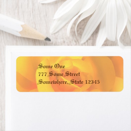 Adresetiketten van Rozen Etiket (Insitu)