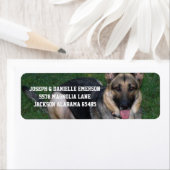 Adresetiketten van Shepherd Dog Etiket (Insitu)