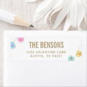 Adresetiketten van Snoep Etiket (Insitu)