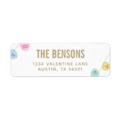 Adresetiketten van Snoep Etiket (Voorkant)