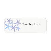 Adresetiketten van Starfish Etiket (Voorkant)