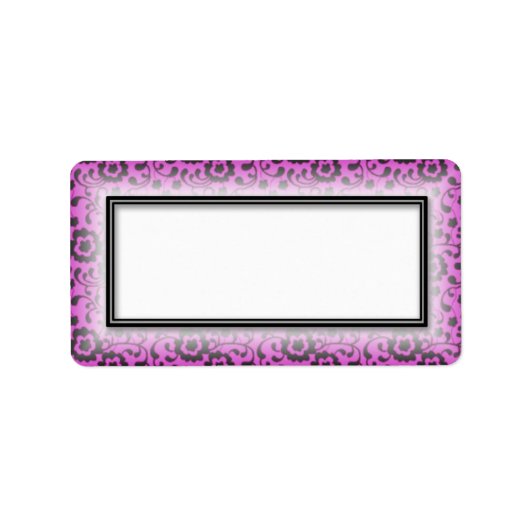 Adresetiketten van vlinderbloemkolen etiket (Voorkant)