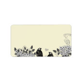 Adresetiketten van vogelverschrikkers etiket (Voorkant)