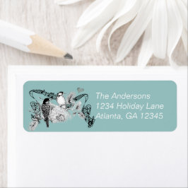  Adresetiketten van Woodpeckers Musical Etiket