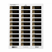 Adresetiketten—Venetiaanse maskers Etiket (Full Sheet)