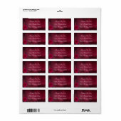 Adresetiketten/ventilator Etiket (Full Sheet)