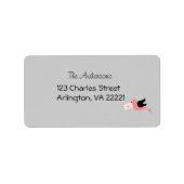 Adresetiketten vogelbericht etiket (Voorkant)