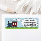 Adresetiketten voor Blue/Red-treinen Etiket (Insitu)