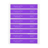 Adresetiketten voor bruiloft (Vel)