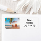 ADRESETIKETTEN VOOR DE **BEACH LOVER** ETIKET (Insitu)