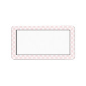 Adresetiketten voor de bekendmaking van de geboort etiket (Voorkant)