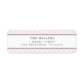 Adresetiketten voor de bekendmaking van de geboort etiket (Voorkant)