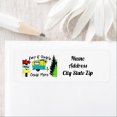 ADRESETIKETTEN VOOR DE "CAMPER" ETIKET (Insitu)