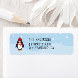 Adresetiketten voor de kerstdagen van de Feestdage Etiket