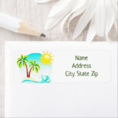 ADRESETIKETTEN VOOR DE **STRANDLIEFHEBBER** ETIKET (Insitu)