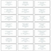 Adresetiketten voor groene typografie-weddenschap sticker (Voorkant)