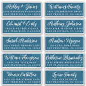 Adresetiketten voor het binden van een Script Ocea Sticker (Voorkant)