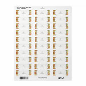 Adresetiketten voor het huwelijk van Springtime Etiket (Full Sheet)