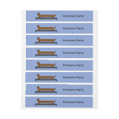 Adresetiketten voor het verpakken van hondenbont omwikkelbaar adreslabel (Vel)